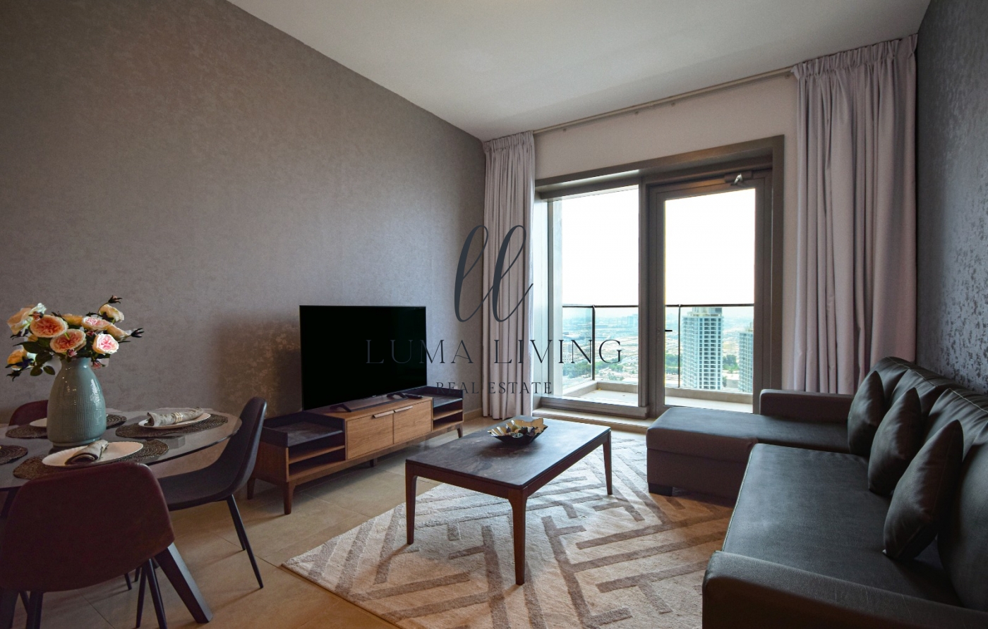 Fully Furnished Marina View | 1BR in Sparkle Tower 1